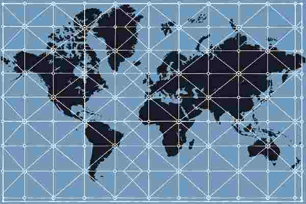 38 Ancient Sacred Sites on the Earth Grid Ley Lines Map